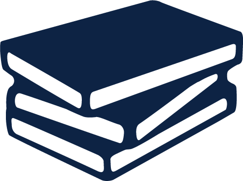 Stack of books icon.