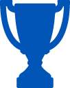 trophy icon blue.
