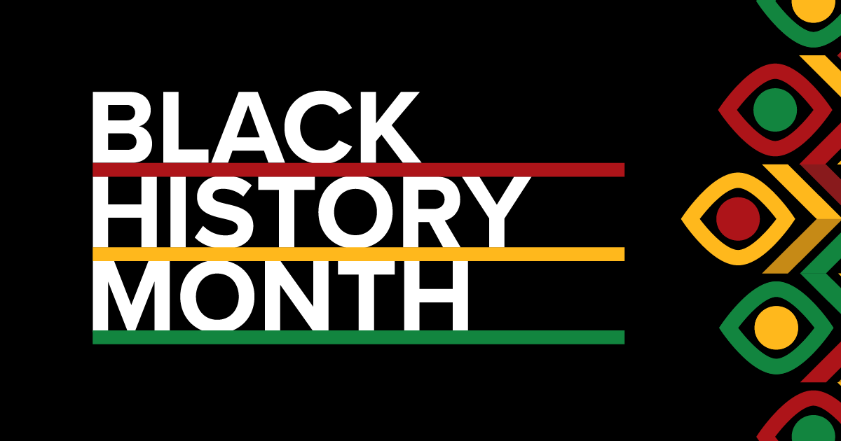 Black History Month designed image.